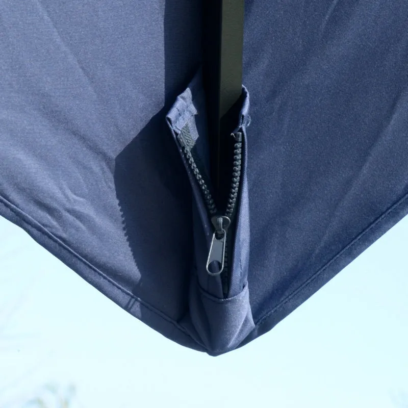 10ft. Rotatable Square Top Cantilever Umbrella - Blue