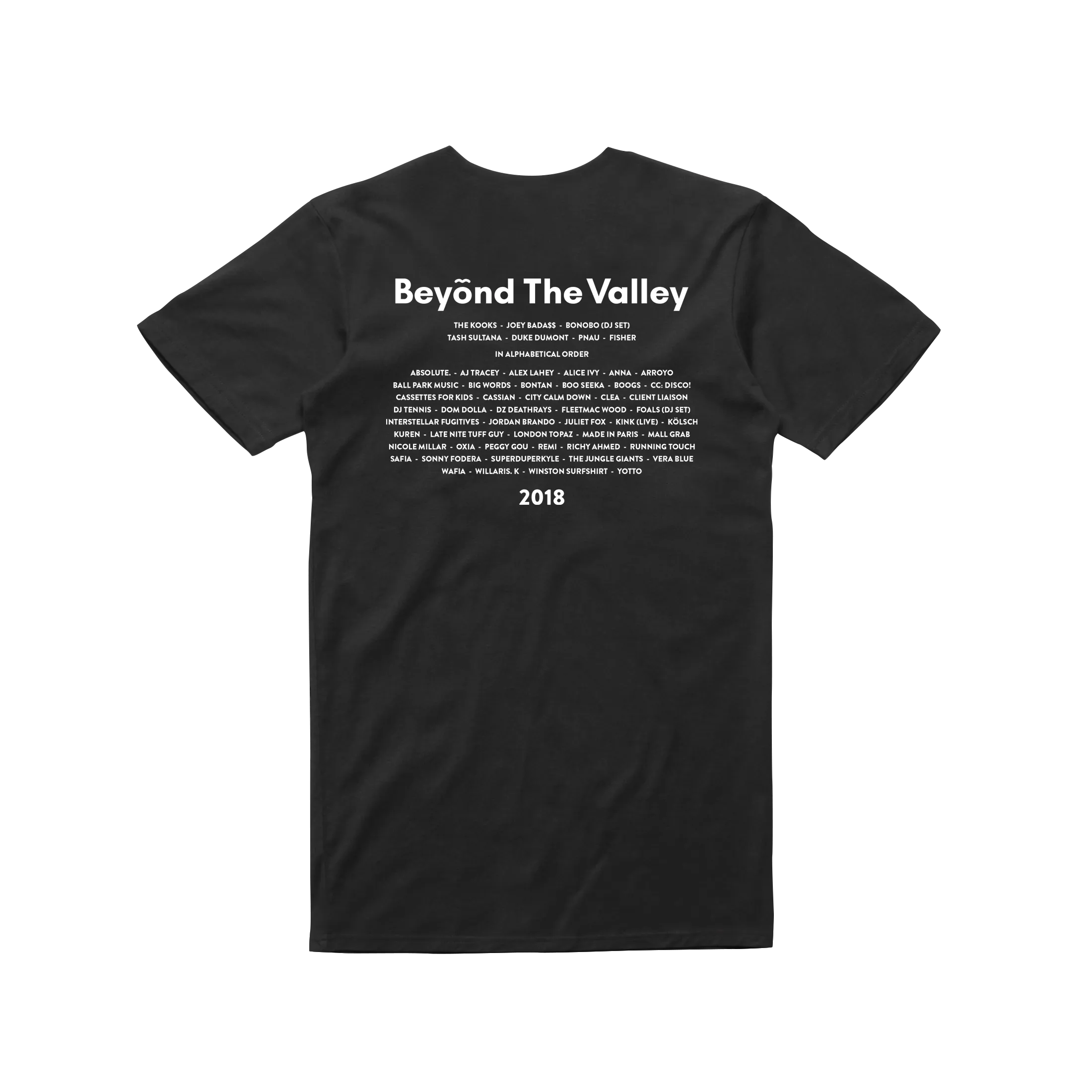 2018 Festival / Black T-shirt