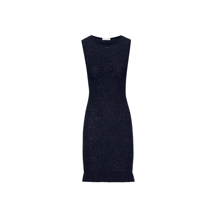 24PN193/194TWE 2pc sequin tweed dress suit