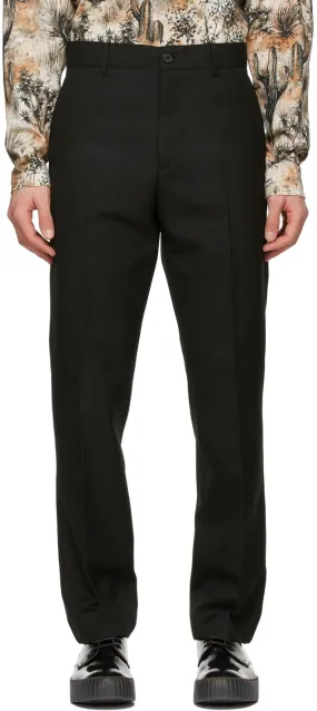 Acne Studios Black Twill Trousers