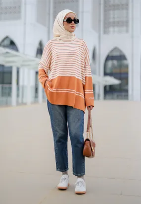 Afreen Knitwear Top (Caramel)