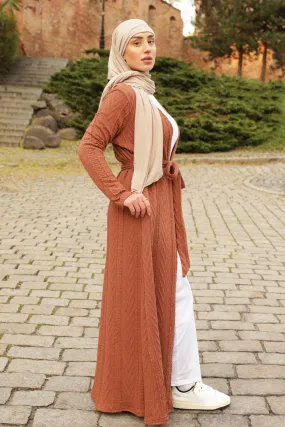 Aria Knit Cardigan - Copper
