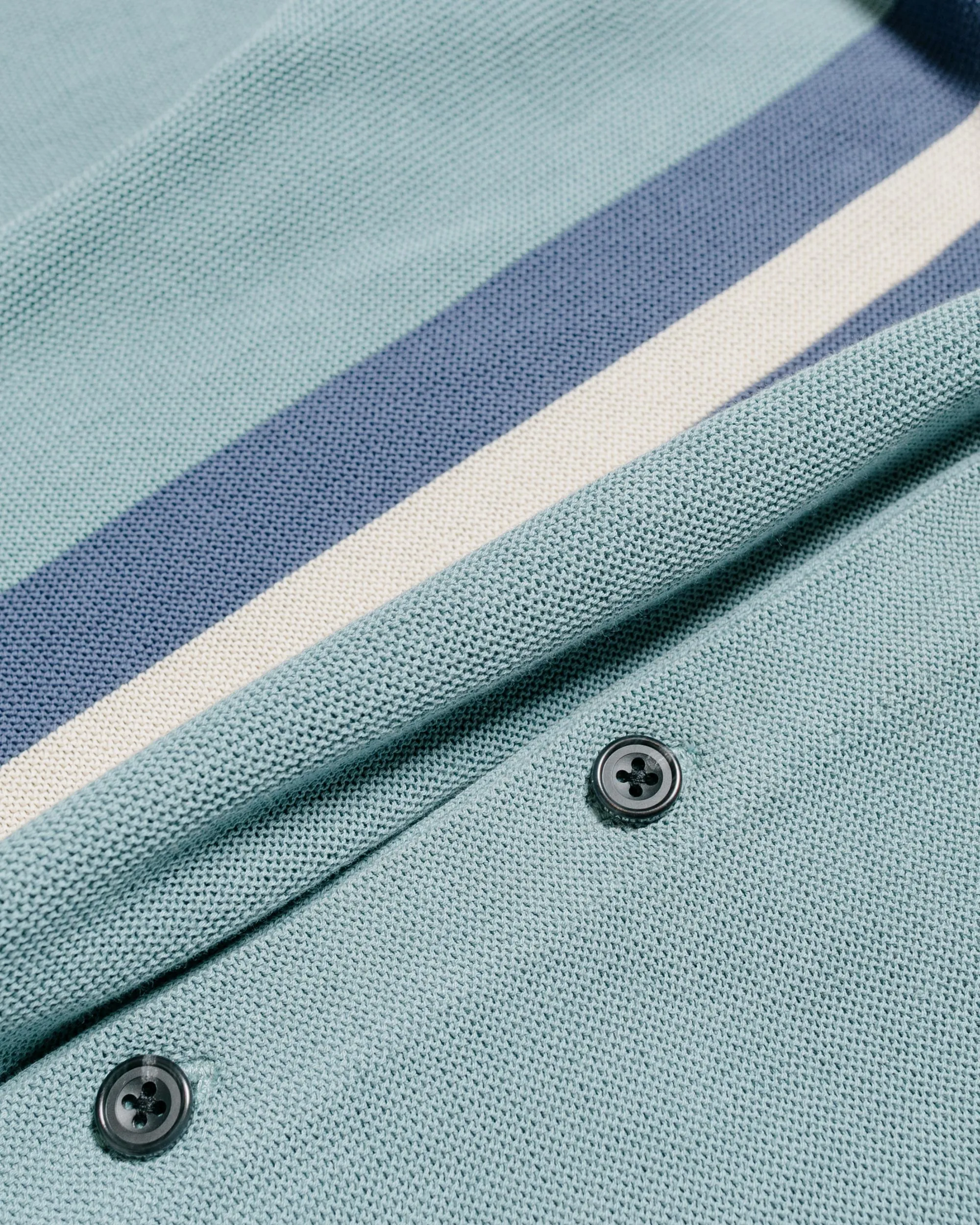 Beams Plus Cardigan Stripe Sax
