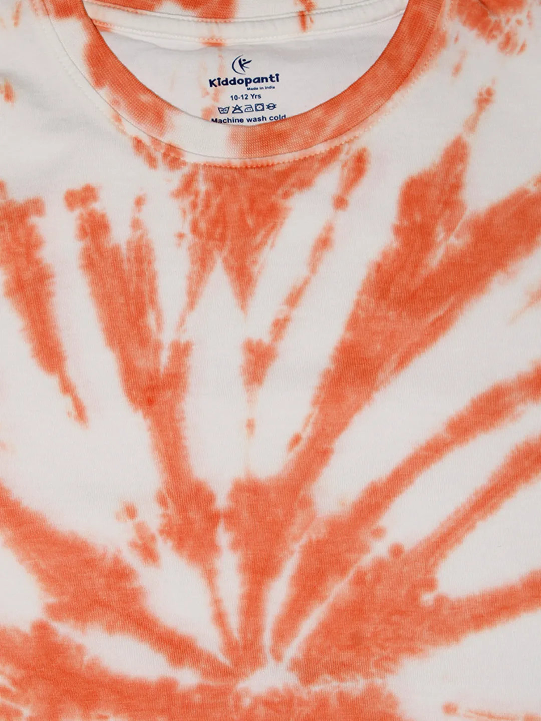 Boys Tie & Dye Tee & Solid Track Pant Set