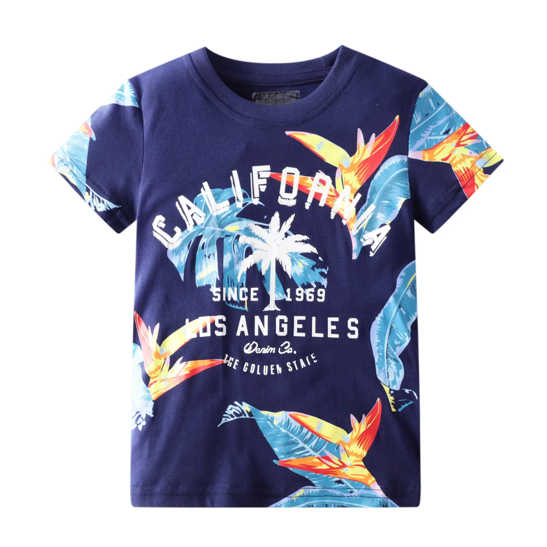CALIFORNIA PRINT T-SHIRT AND SHORT SET