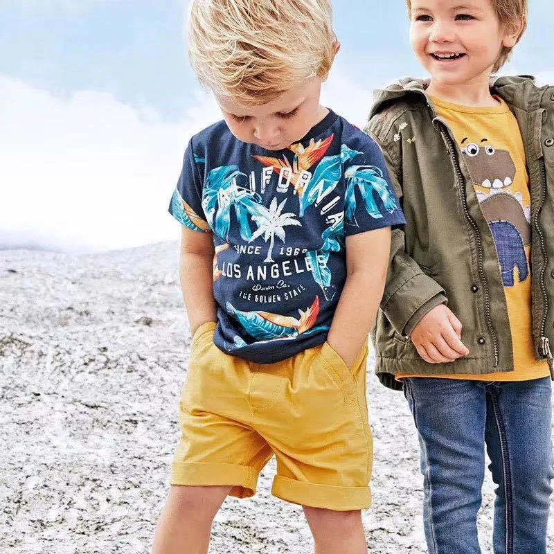 CALIFORNIA PRINT T-SHIRT AND SHORT SET