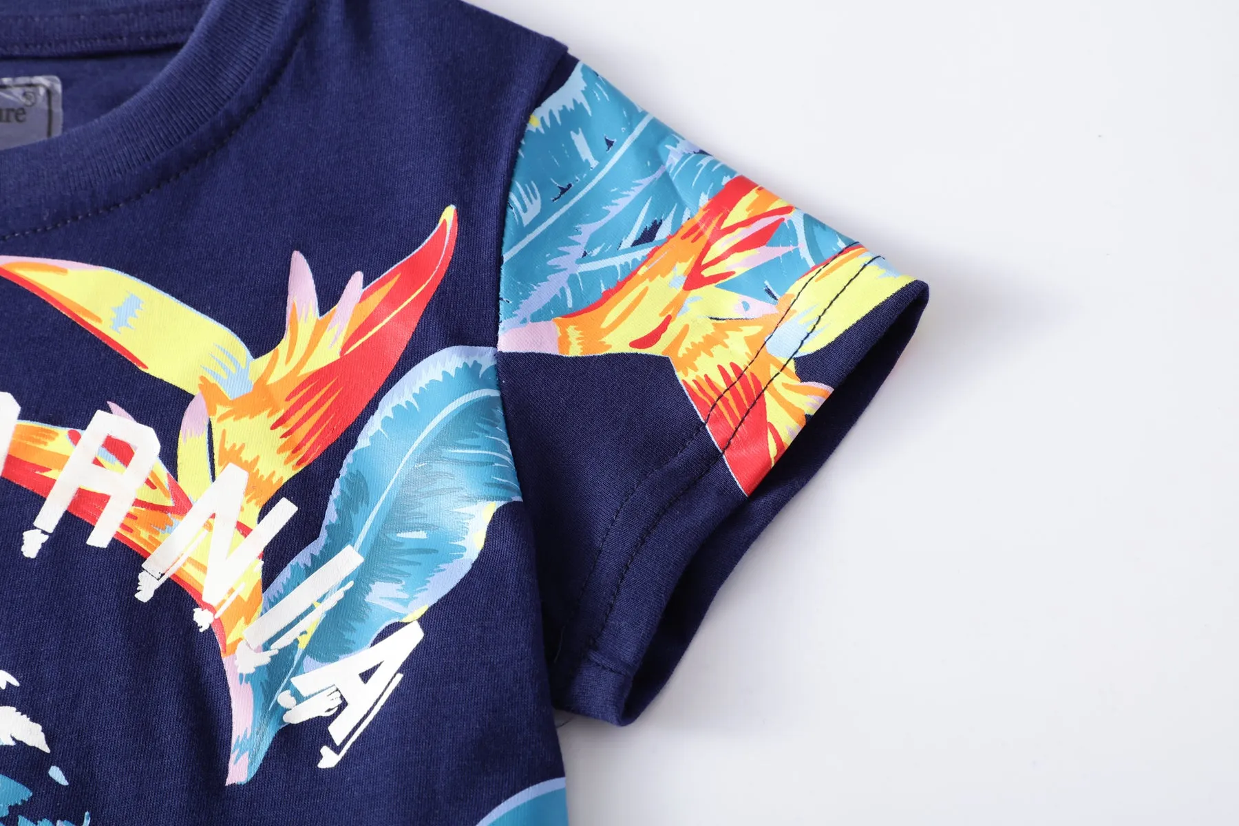 CALIFORNIA PRINT T-SHIRT AND SHORT SET