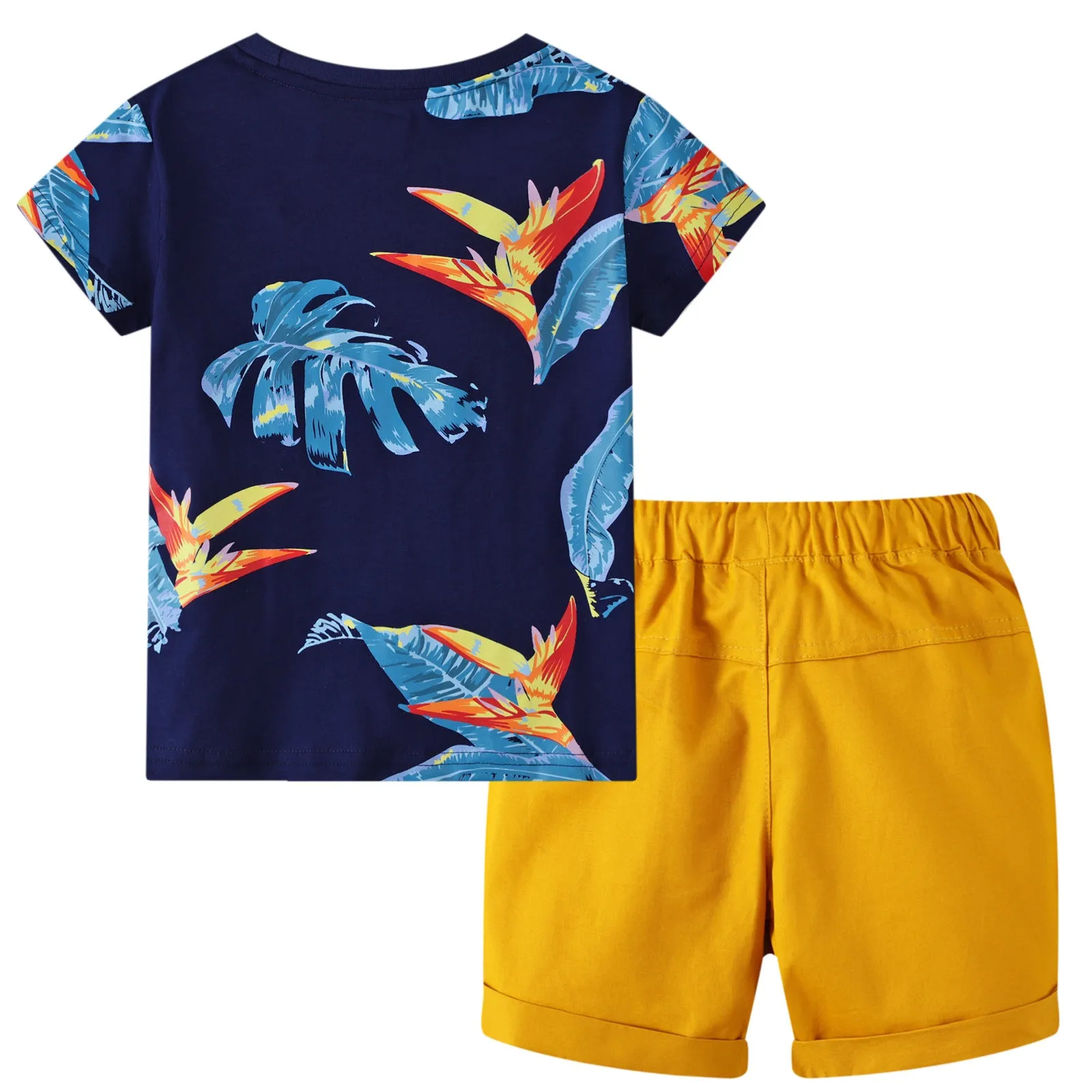 CALIFORNIA PRINT T-SHIRT AND SHORT SET