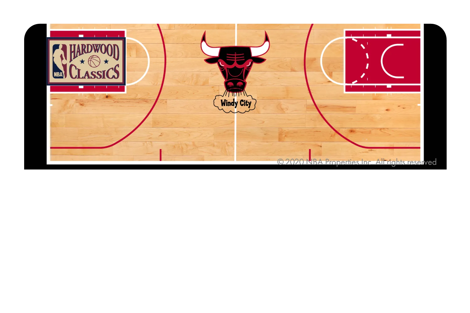 Chicago Bulls: Retro Courtside Hardwood Classics