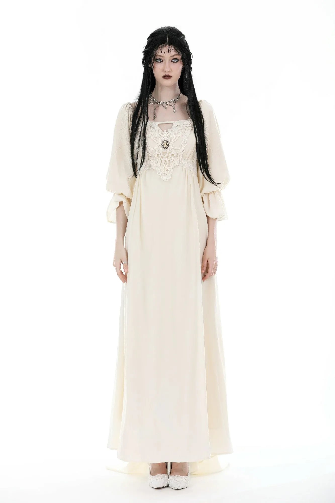 custom made link of Steampunk princess floor length dress DW875