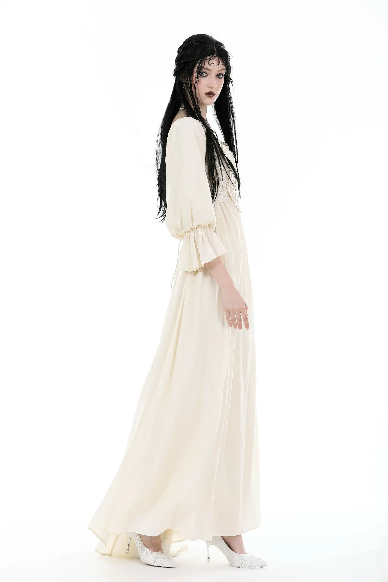 custom made link of Steampunk princess floor length dress DW875
