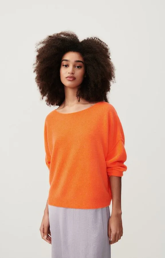 DAMSVILLE PULLOVER - FLUORESCENT ORANGE