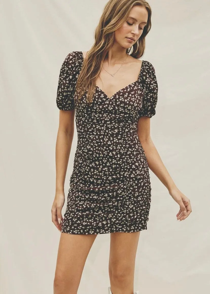 Ditsy Floral Mini Dress - Final Sale