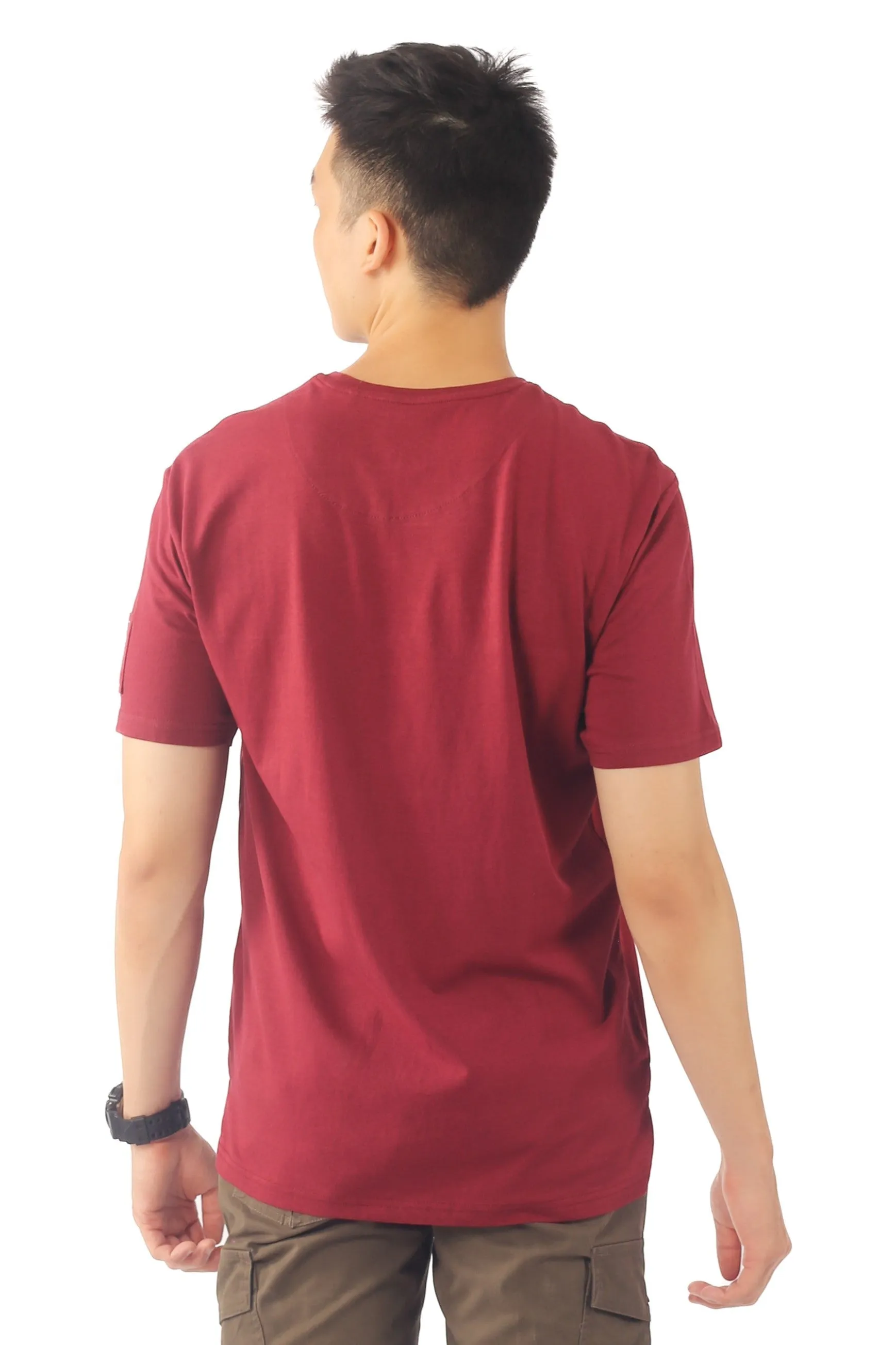 EXHAUST ROUND NECK T SHIRT [FREE CUT] 1614