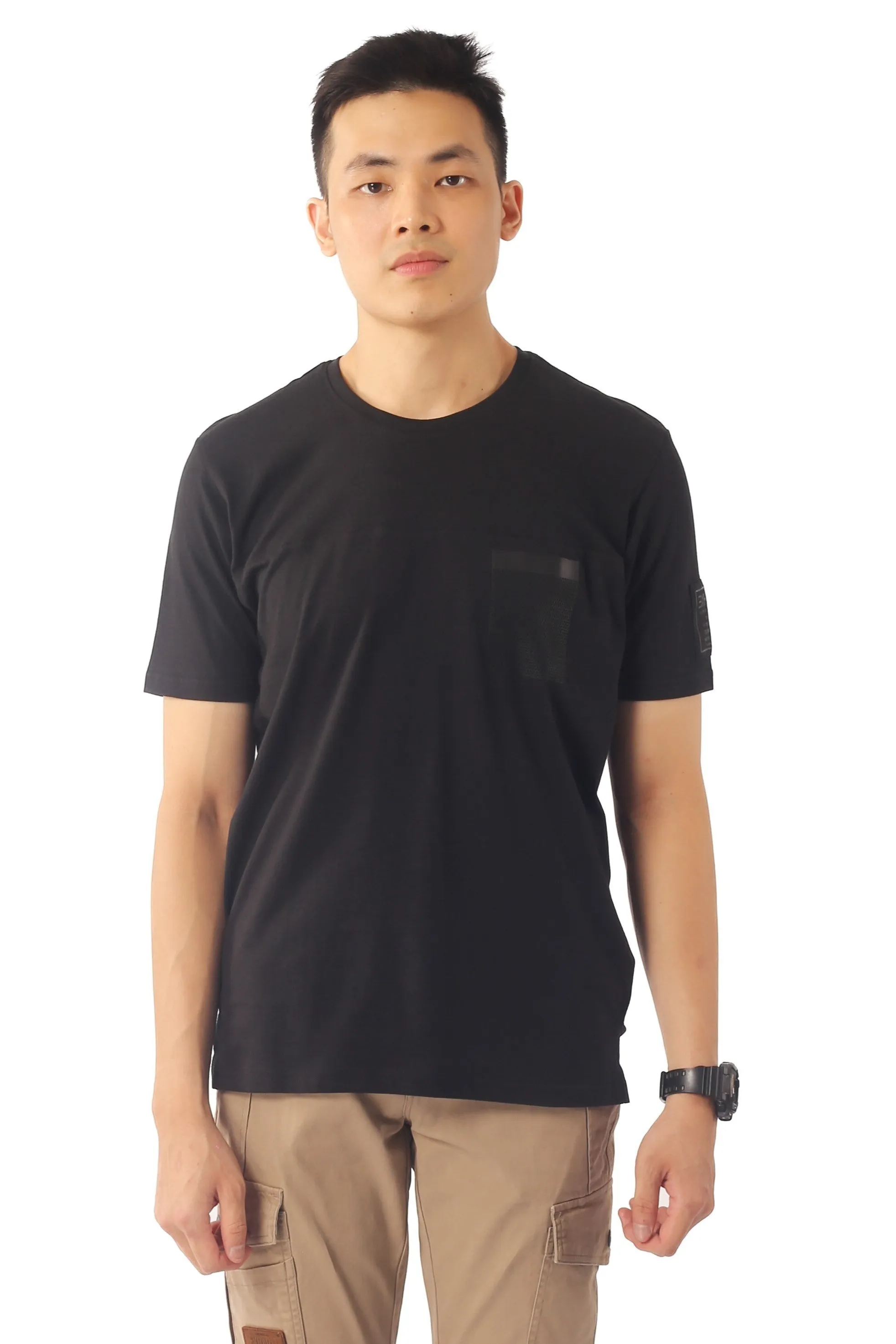 EXHAUST ROUND NECK T SHIRT [FREE CUT] 1614