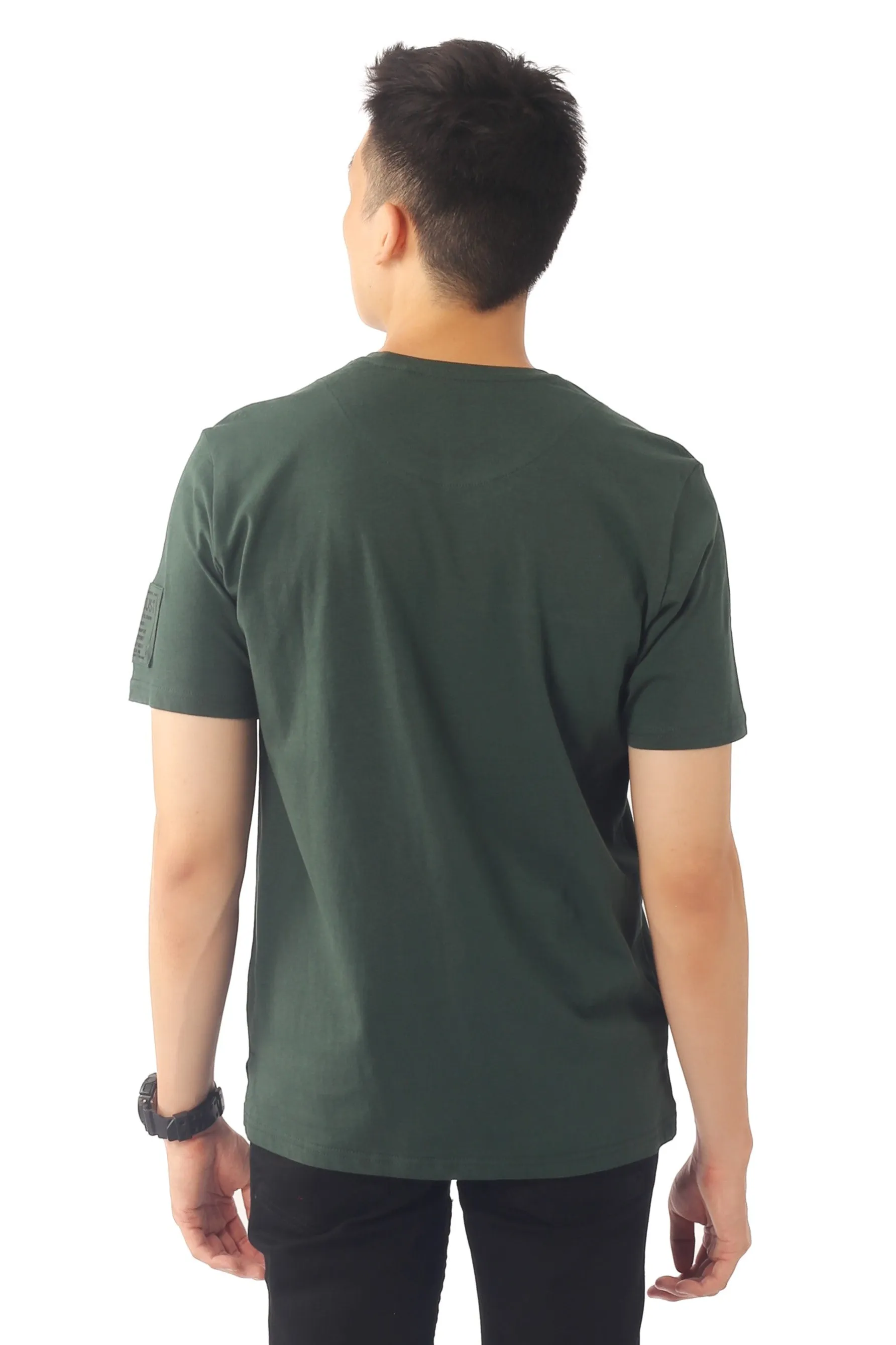 EXHAUST ROUND NECK T SHIRT [FREE CUT] 1614