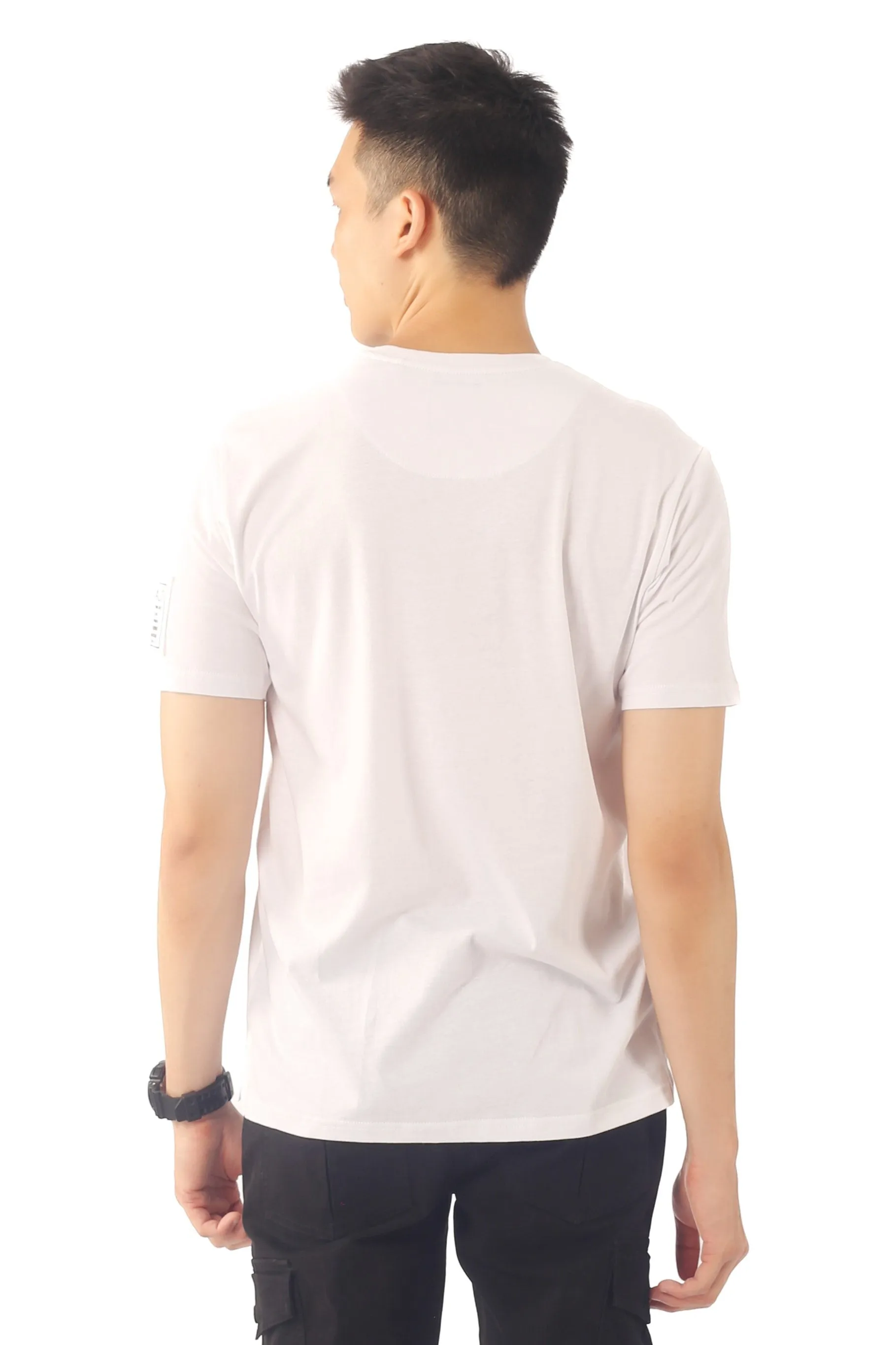 EXHAUST ROUND NECK T SHIRT [FREE CUT] 1614