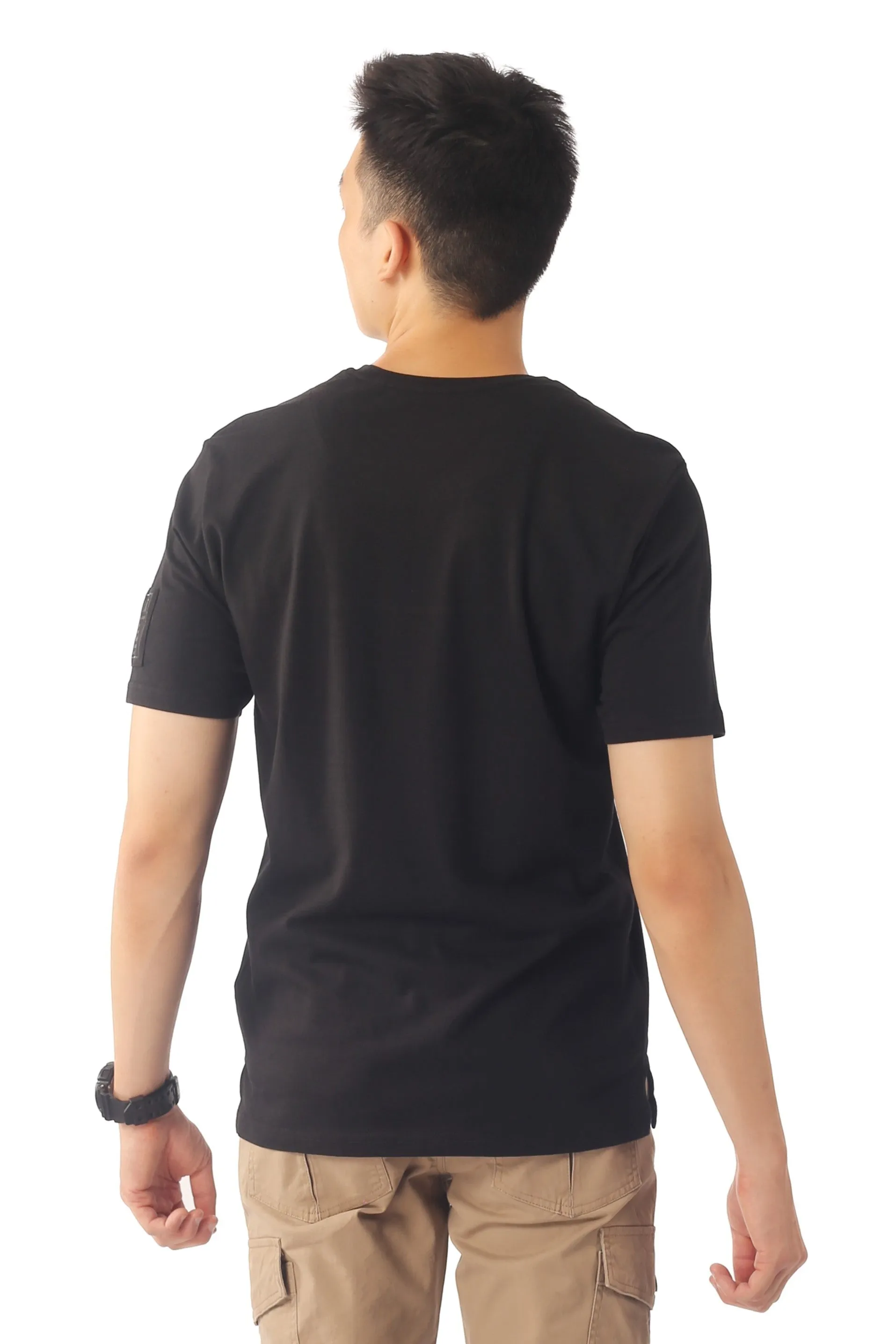 EXHAUST ROUND NECK T SHIRT [FREE CUT] 1614