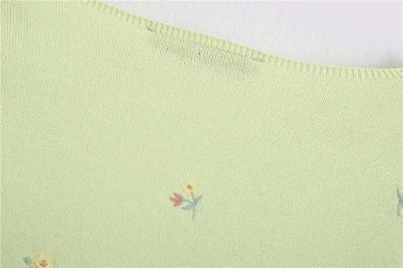 FLORAL EMBROIDERY CARDIGAN