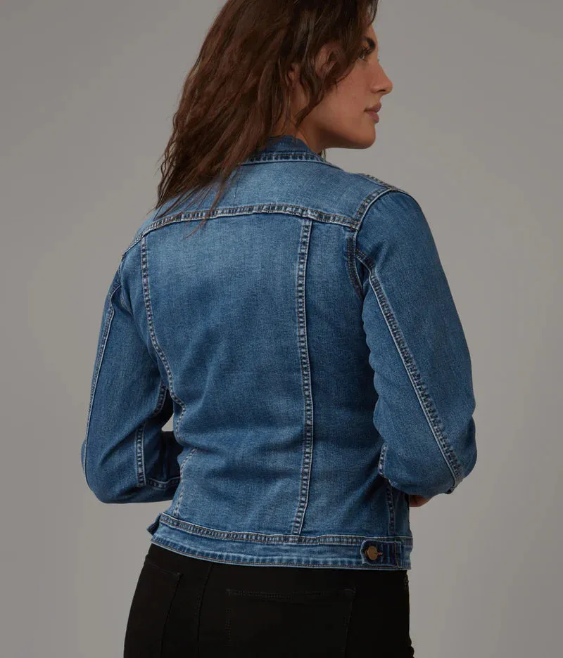 Gabriella Classic Denim Jacket Rugged Classic Blue