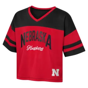 Girls' Nebraska Huskers The Play Maker Jersey T-Shirt