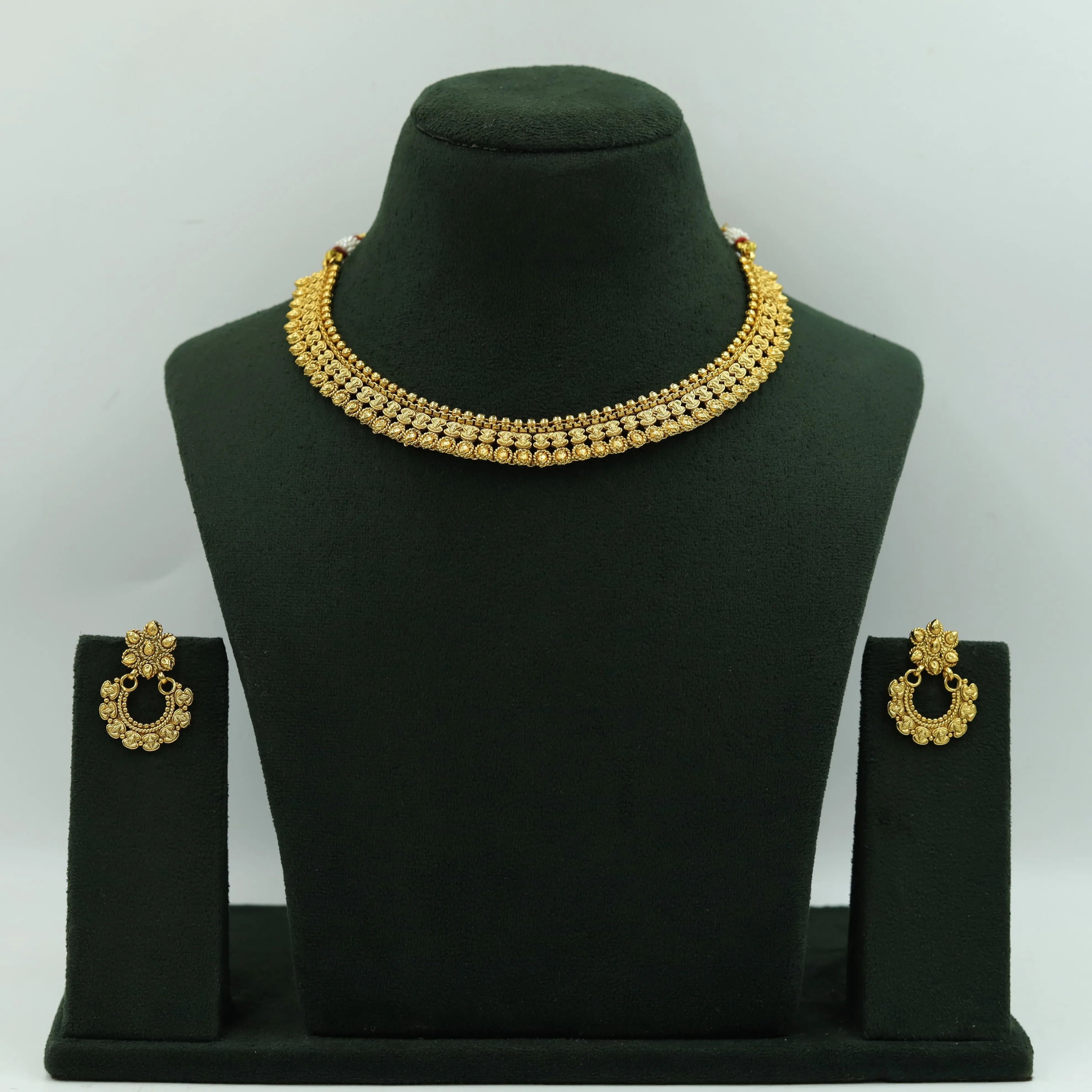 Gold Look Necklace Set 15040-33