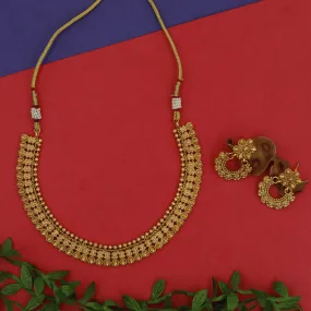 Gold Look Necklace Set 15040-33