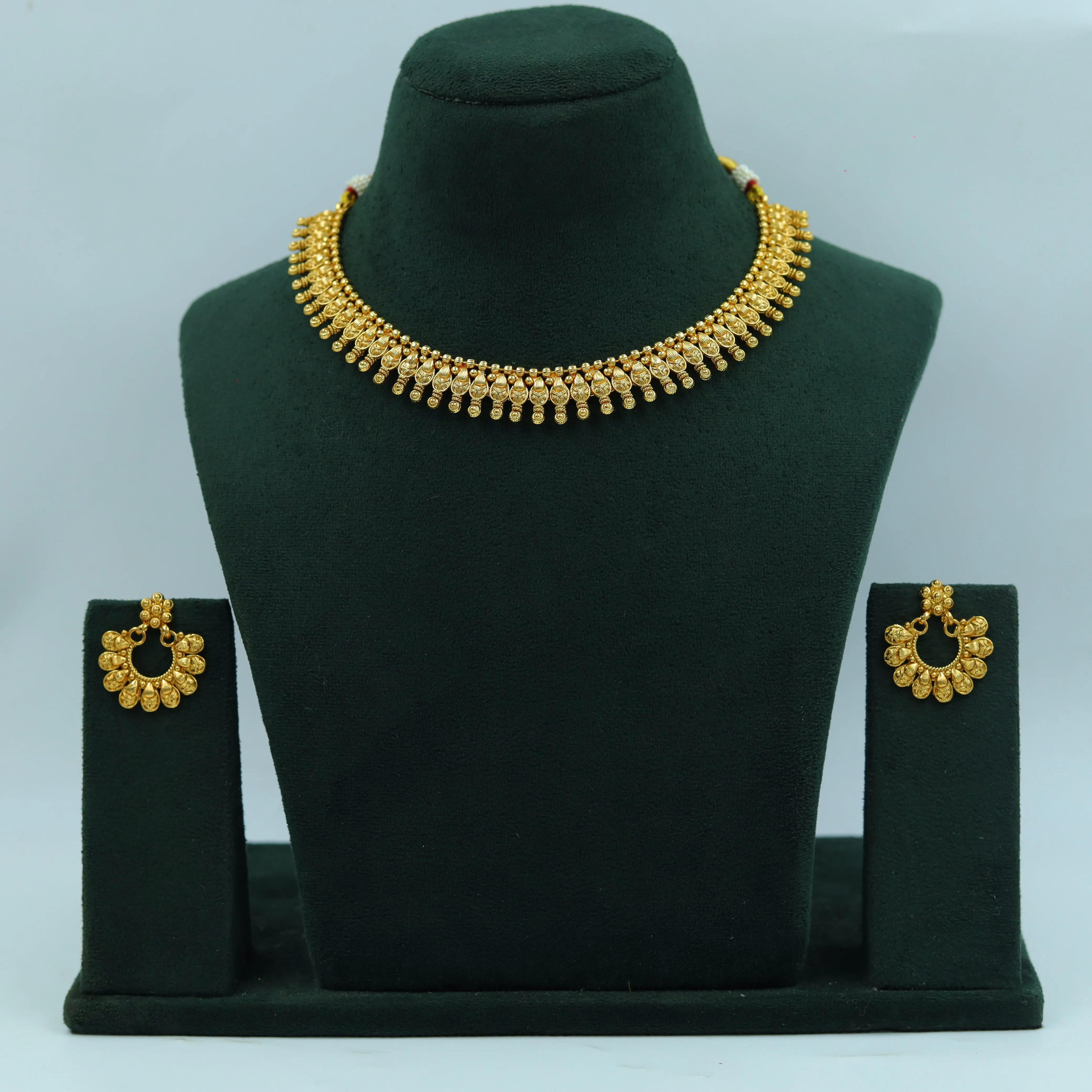 Gold Look Necklace Set 15044-33