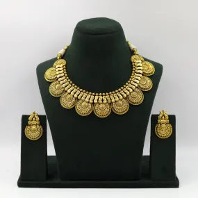 Gold Look Necklace Set 1865-5930