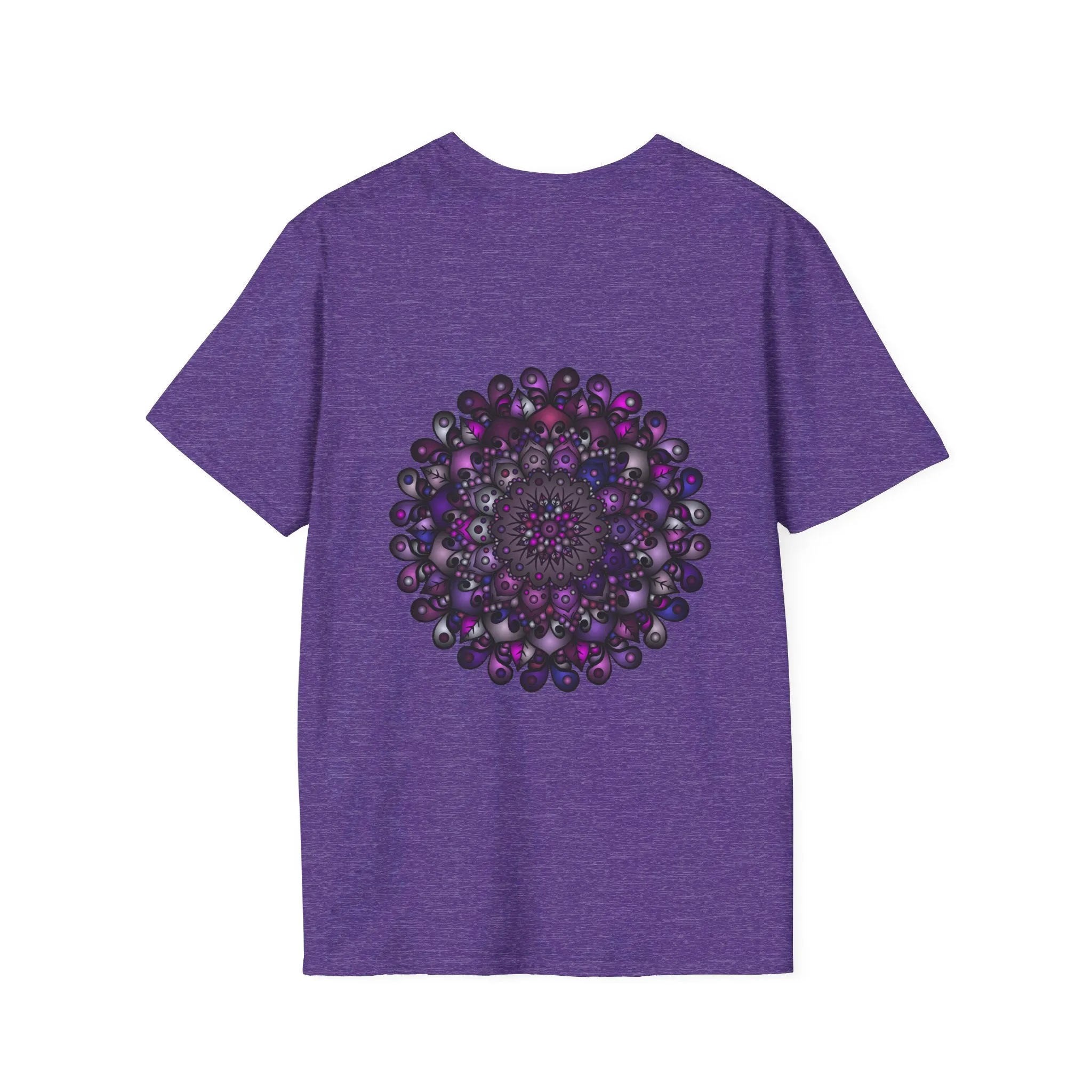 Handmade Mandala Art Softstyle T-Shirt