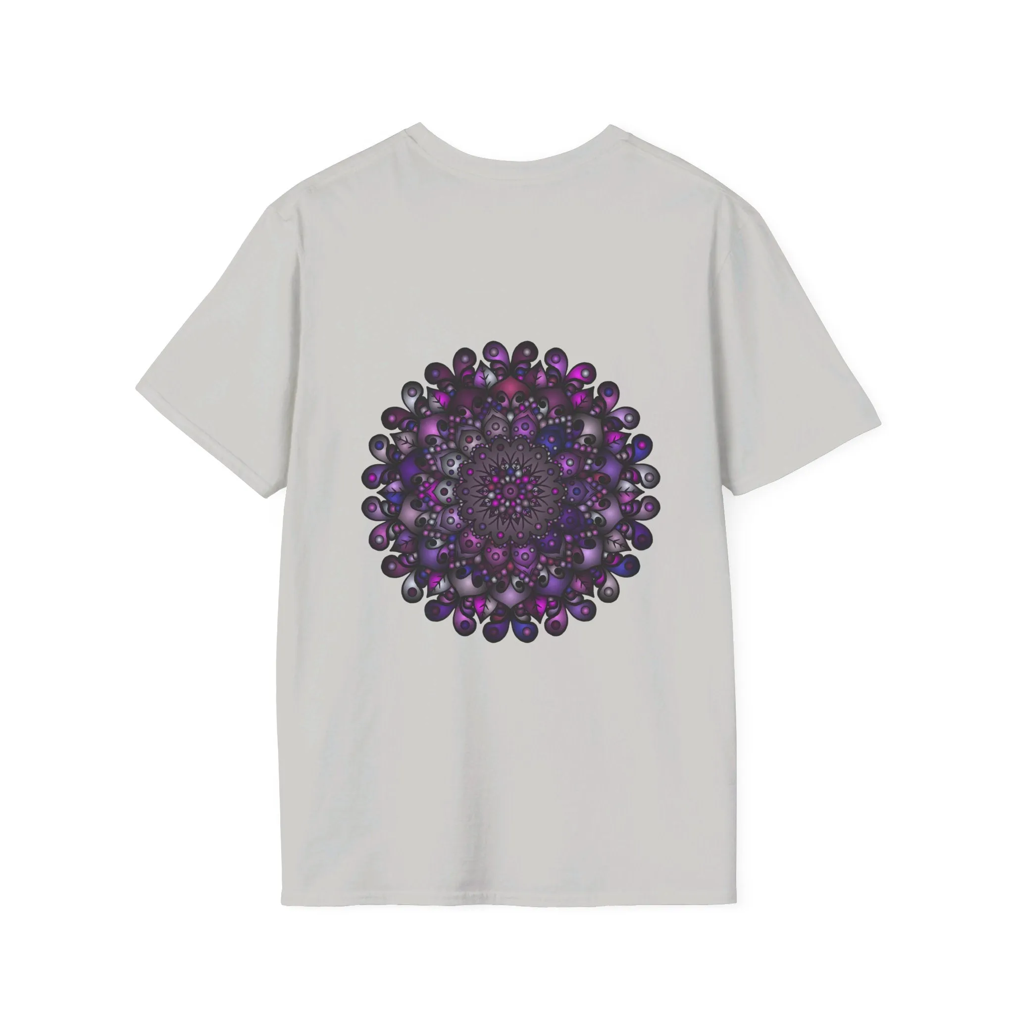 Handmade Mandala Art Softstyle T-Shirt