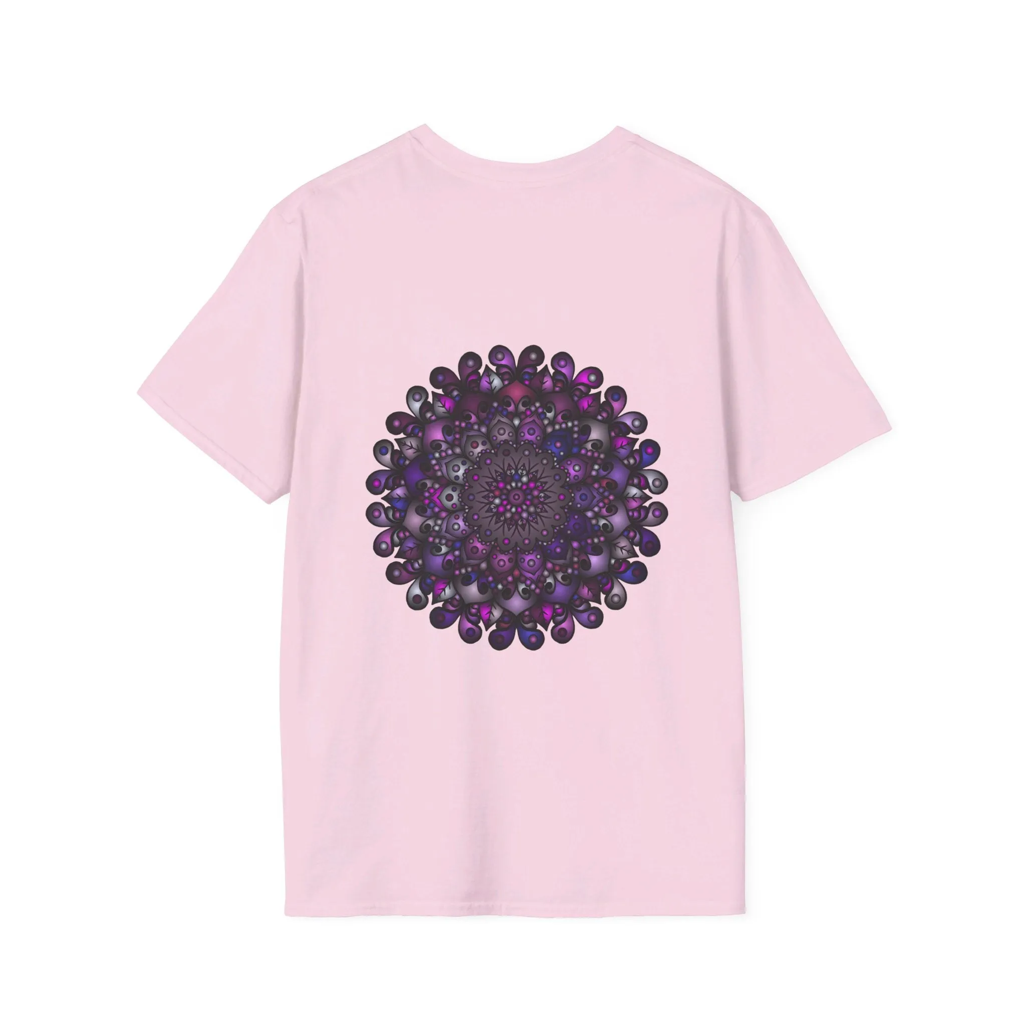 Handmade Mandala Art Softstyle T-Shirt
