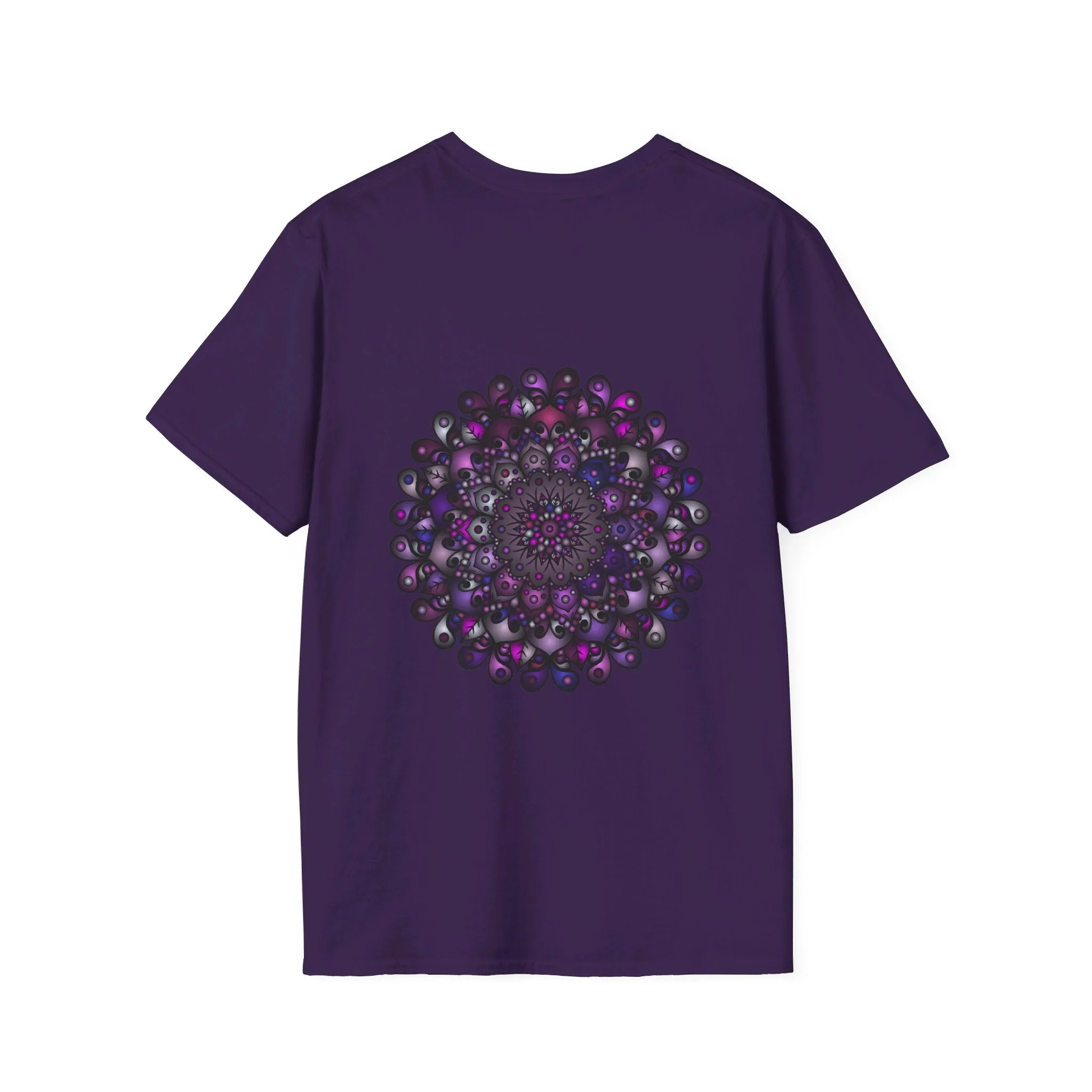 Handmade Mandala Art Softstyle T-Shirt