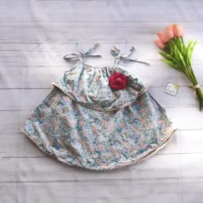 Jacinta Dress in Soft Baby Flowers
