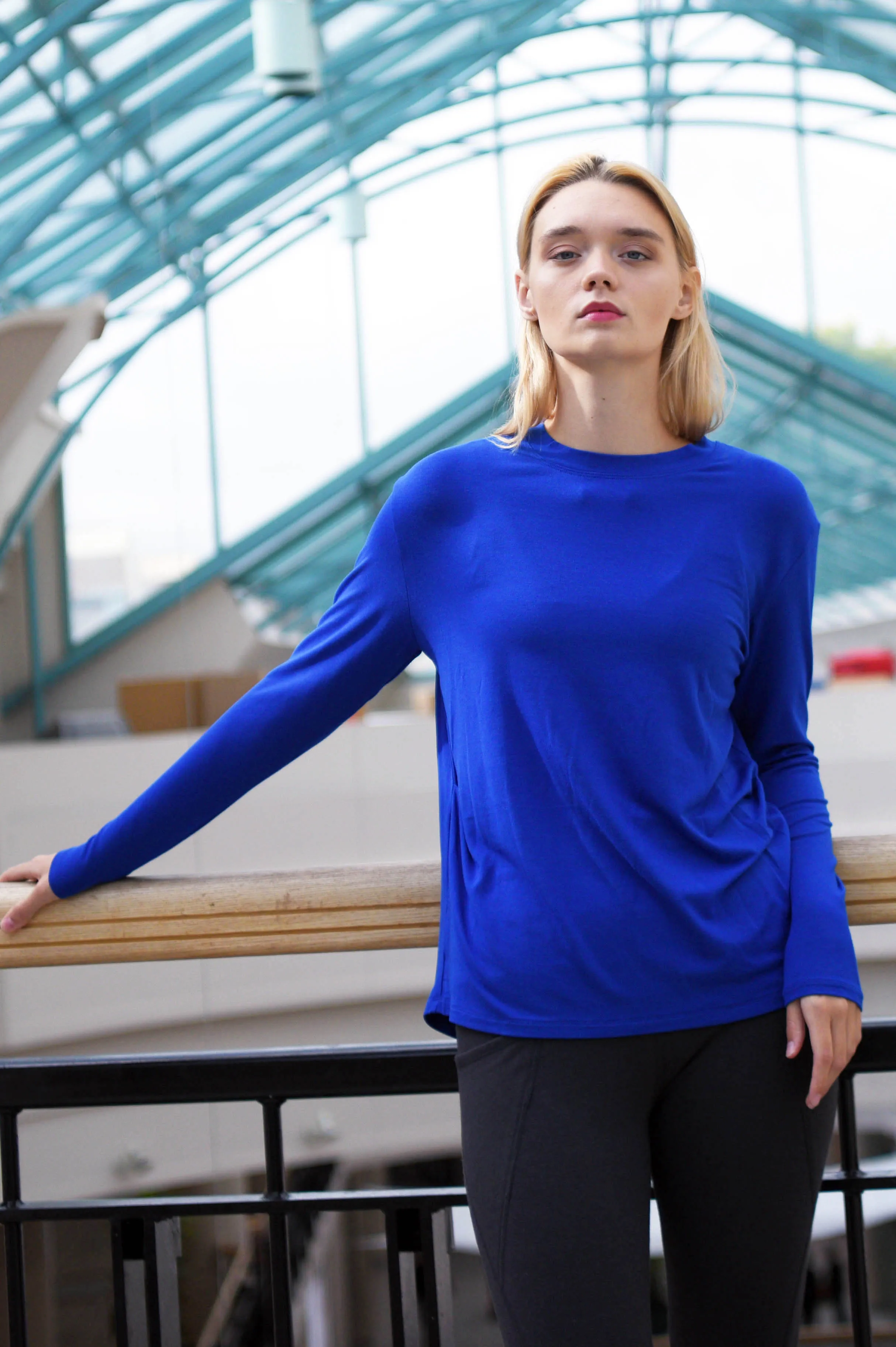JACKIE BAMBOO-BLEND SHIRT