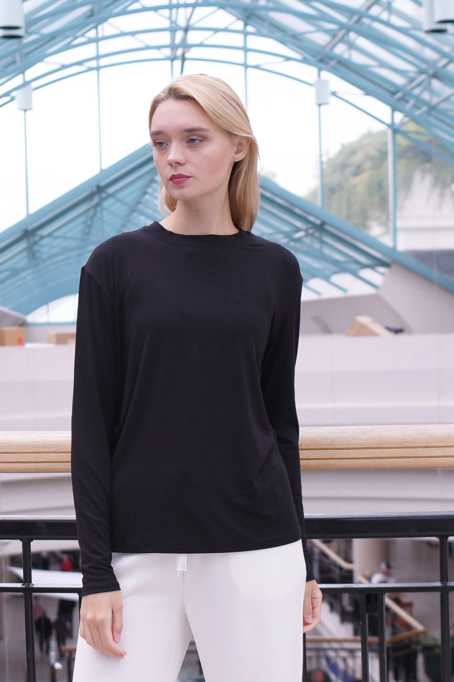 JACKIE BAMBOO-BLEND SHIRT