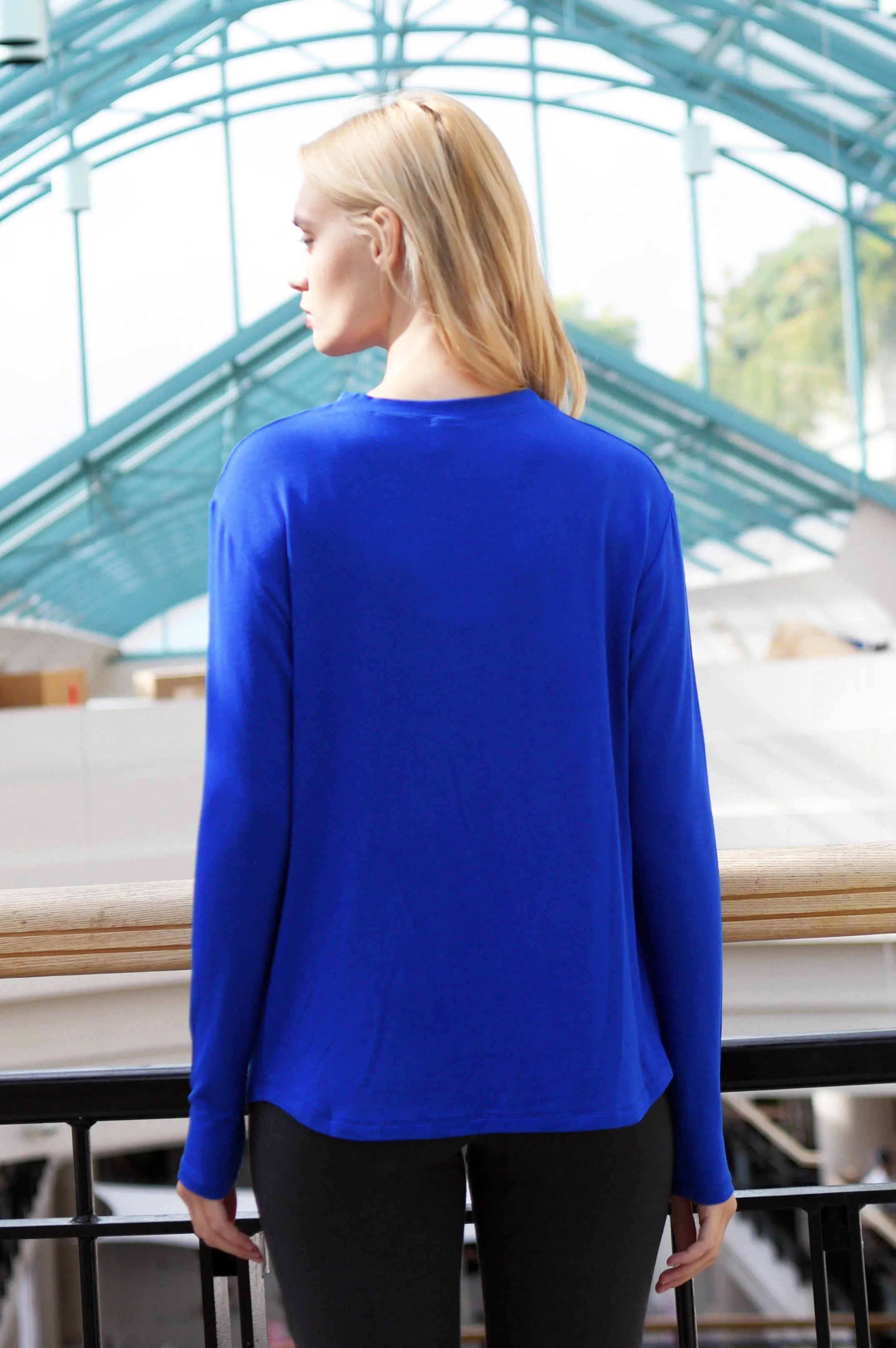 JACKIE BAMBOO-BLEND SHIRT