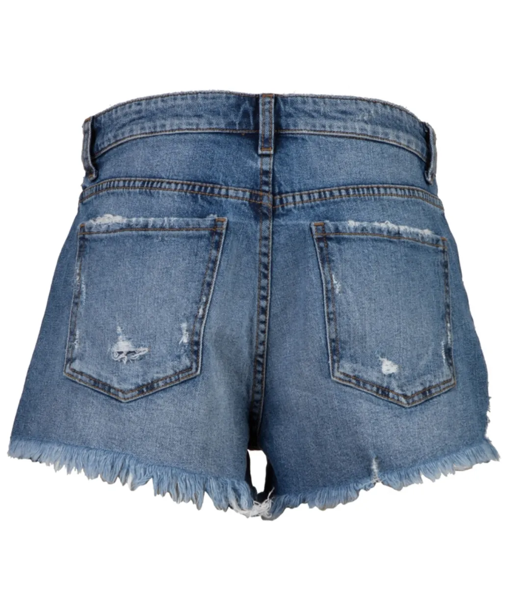 JANE HIGH RISE SHORTS W.FREY HEM