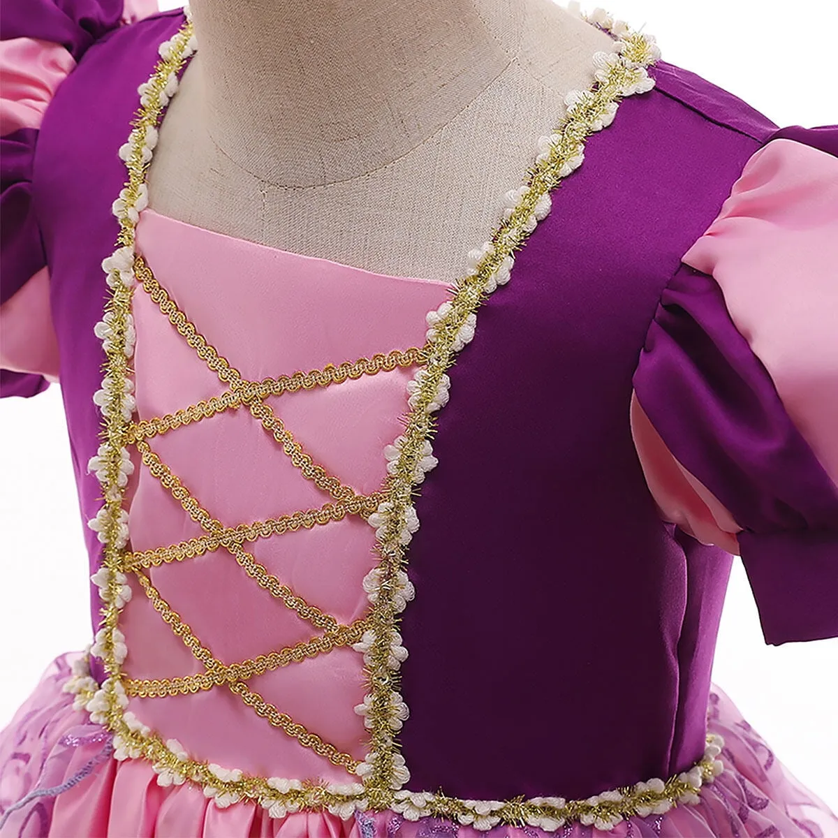 KAWELL Classic Rapunzel Princess Dress Up Costume