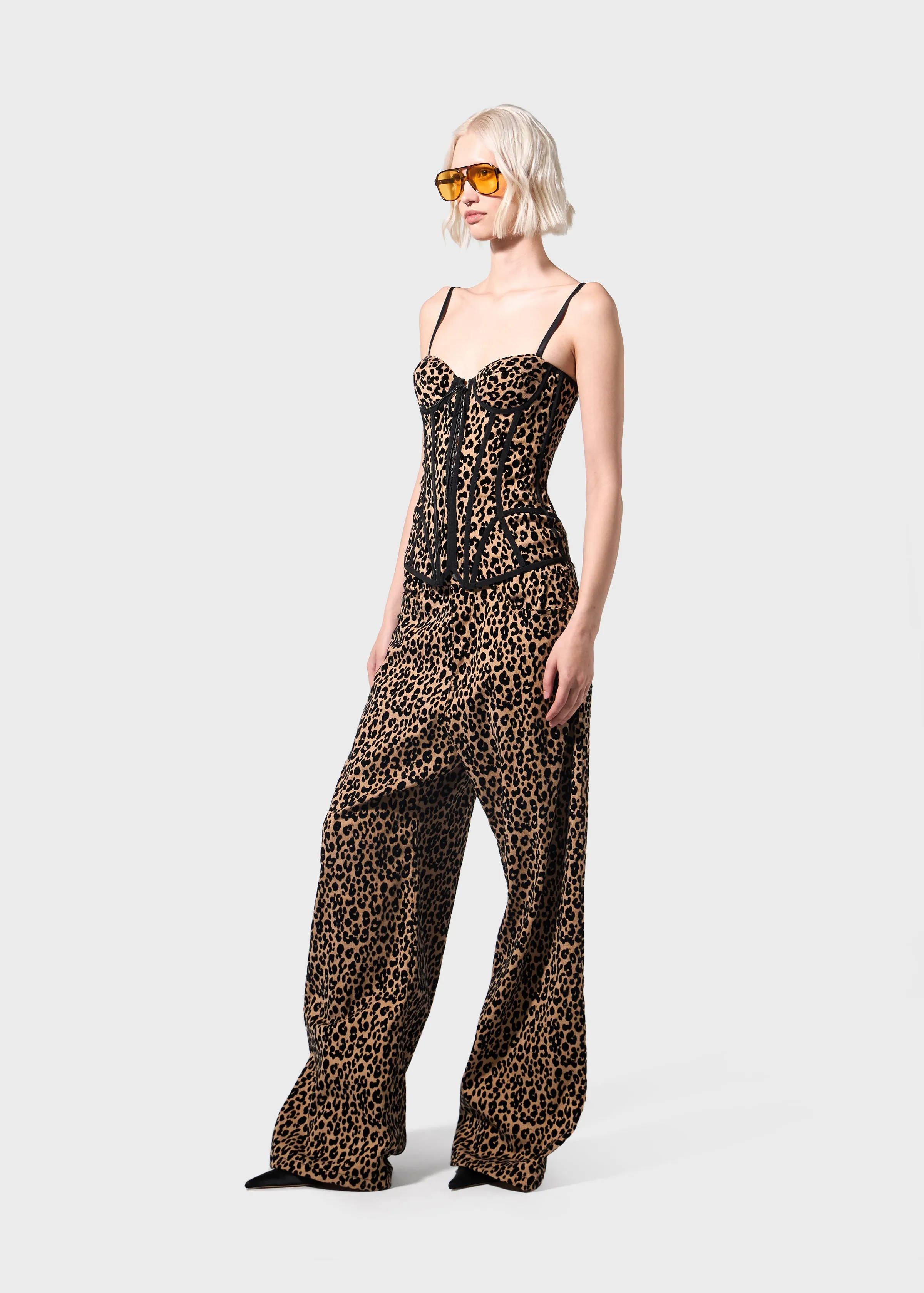 Leopard Print Trousers