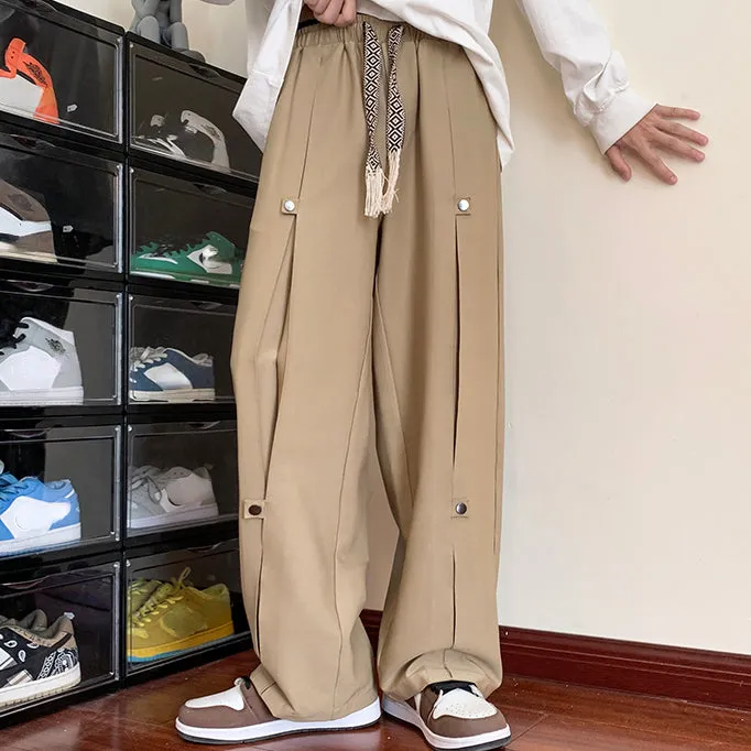 Loose Wide-leg Straight Leg Mopping Trousers