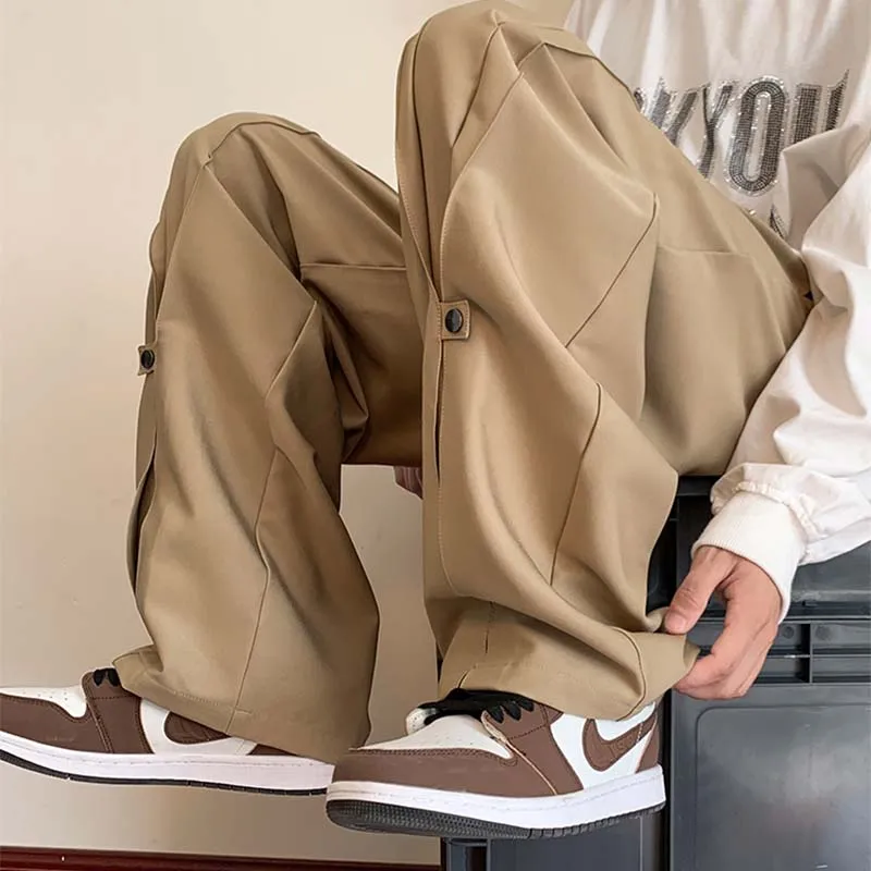 Loose Wide-leg Straight Leg Mopping Trousers
