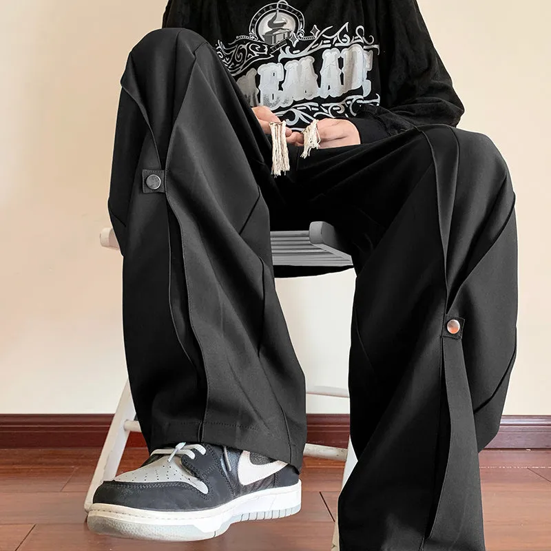 Loose Wide-leg Straight Leg Mopping Trousers