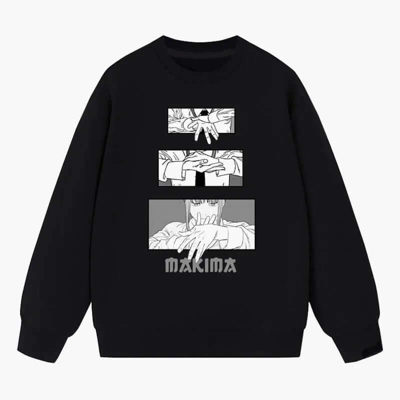 Makima Control Hand Signs Sweatshirt Chainsaw Man