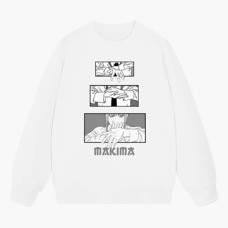 Makima Control Hand Signs Sweatshirt Chainsaw Man
