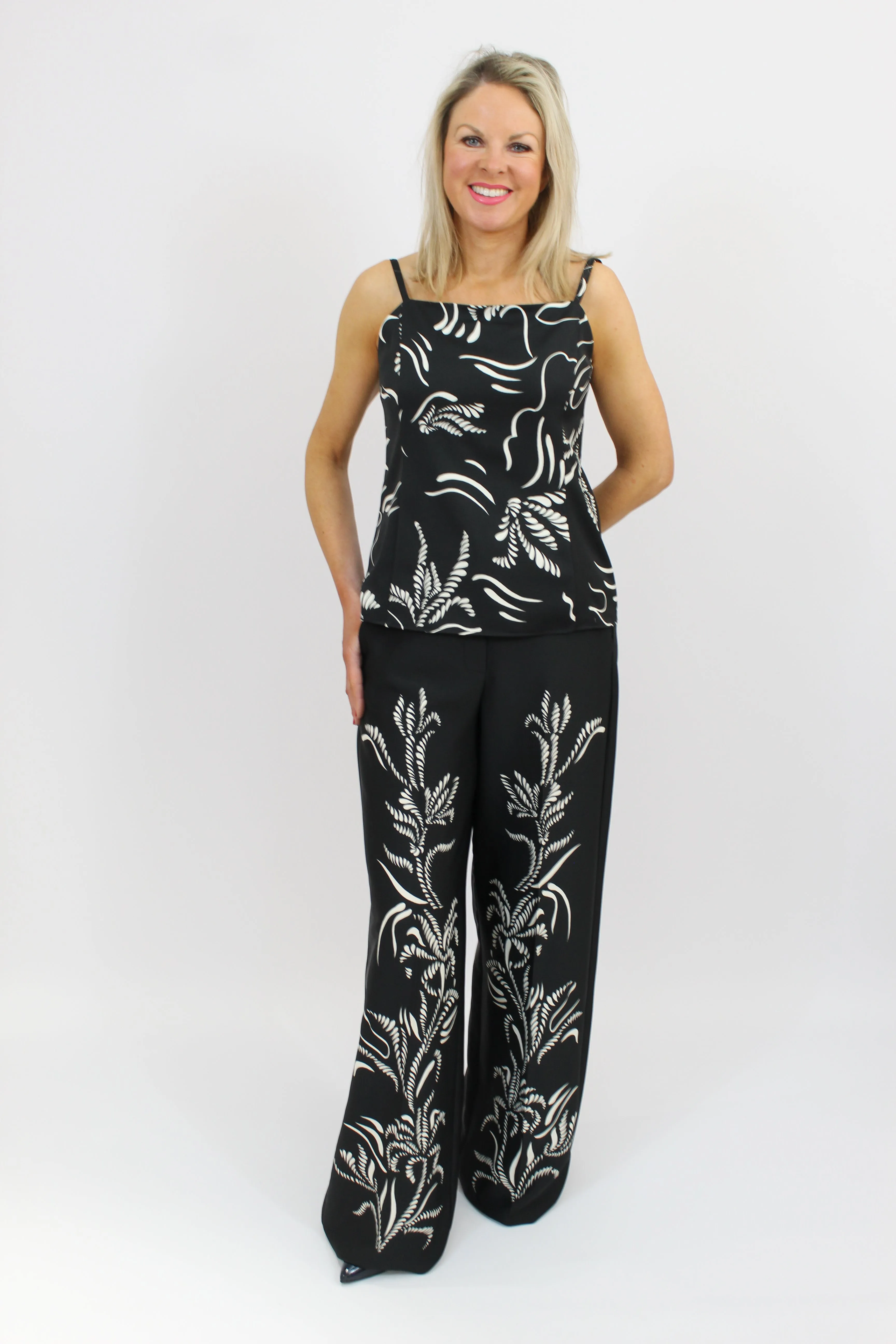 MARELLA Black & White Top