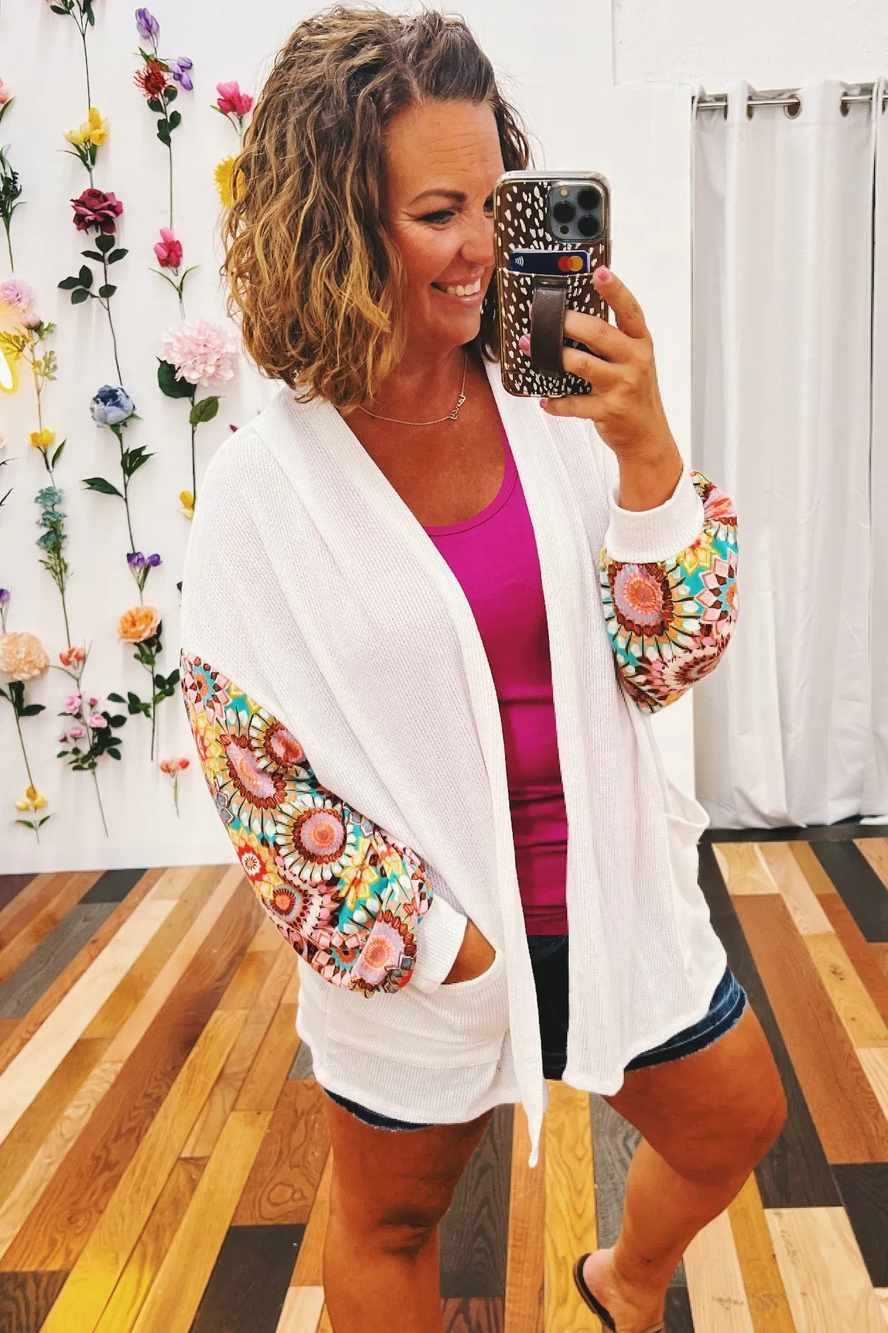 Marjorie Open Front Cardigan