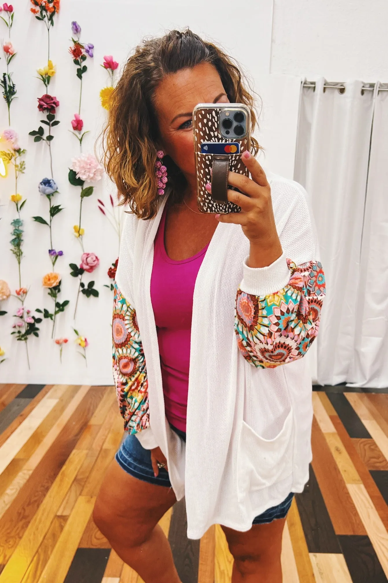 Marjorie Open Front Cardigan
