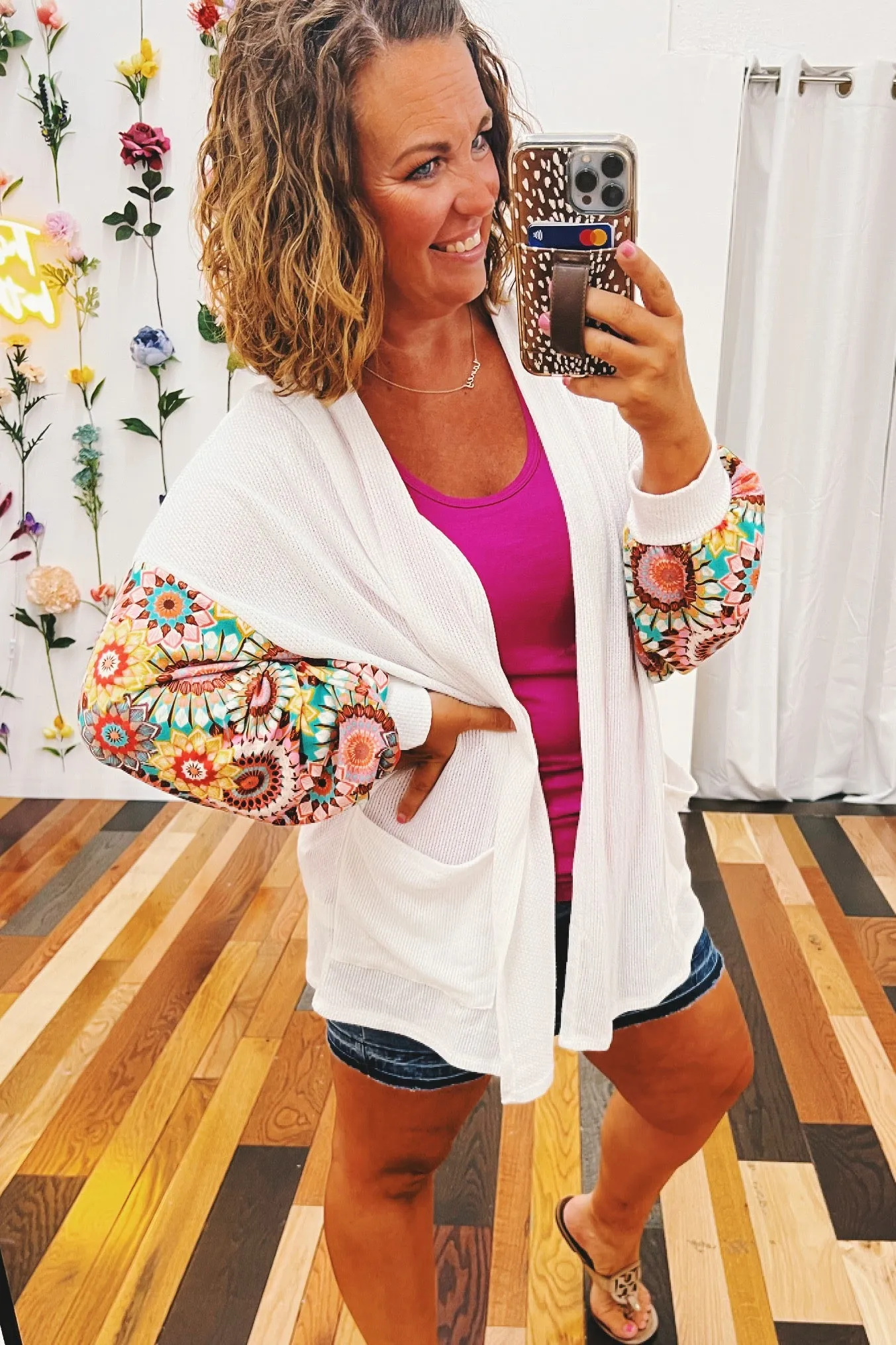 Marjorie Open Front Cardigan
