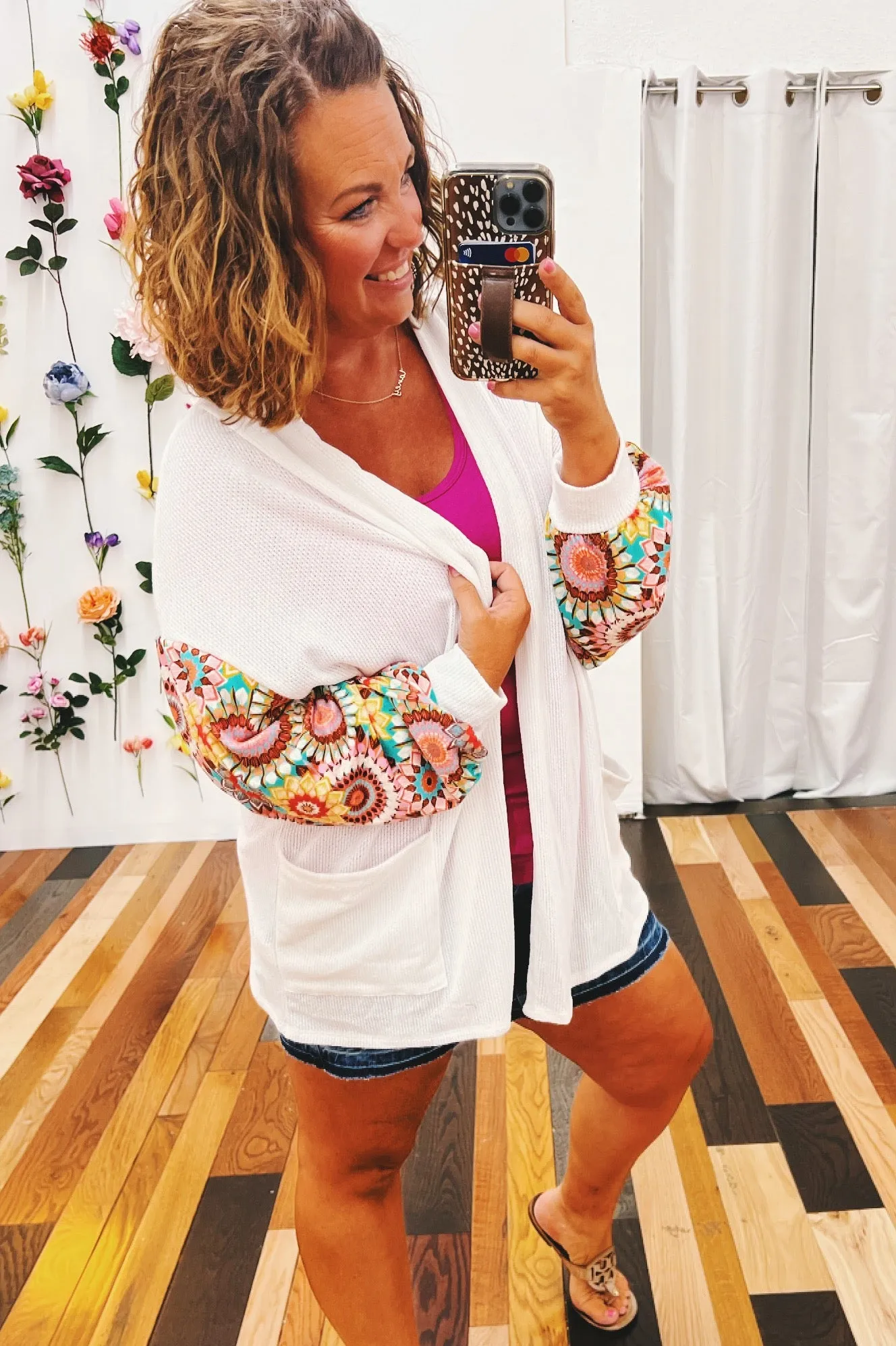 Marjorie Open Front Cardigan